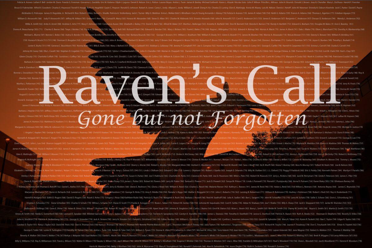 SHSU Honors departed with memorable Raven's Call ceremony