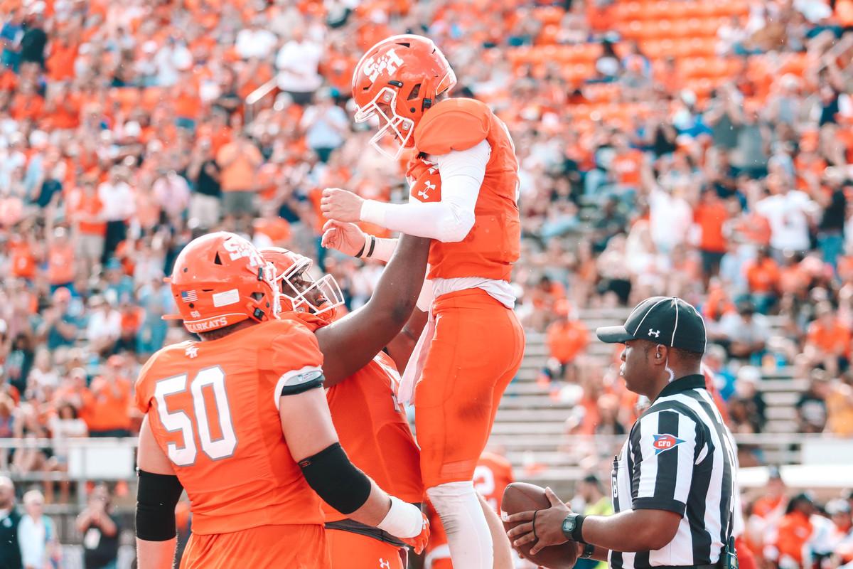 Sam Houston wallops Jacksonville State on Homecoming