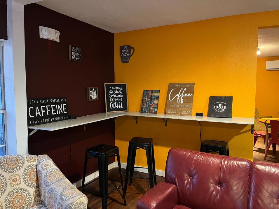 Pictured above is the interior of Sipsy's Coffee House, located at 1304 15th St. in Huntsville.
