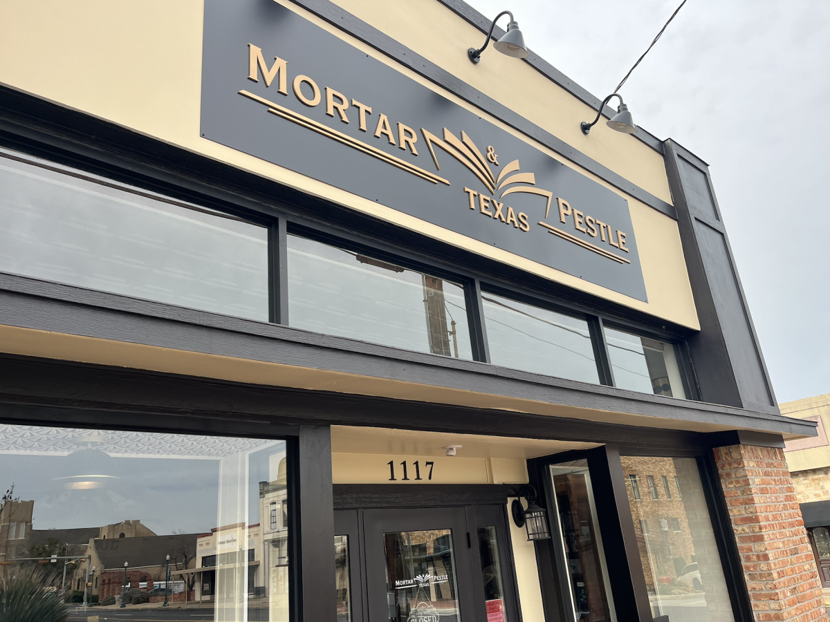 The Mortar and Pestle of Texas bookstore opened last fall on Huntsville's downtown square.