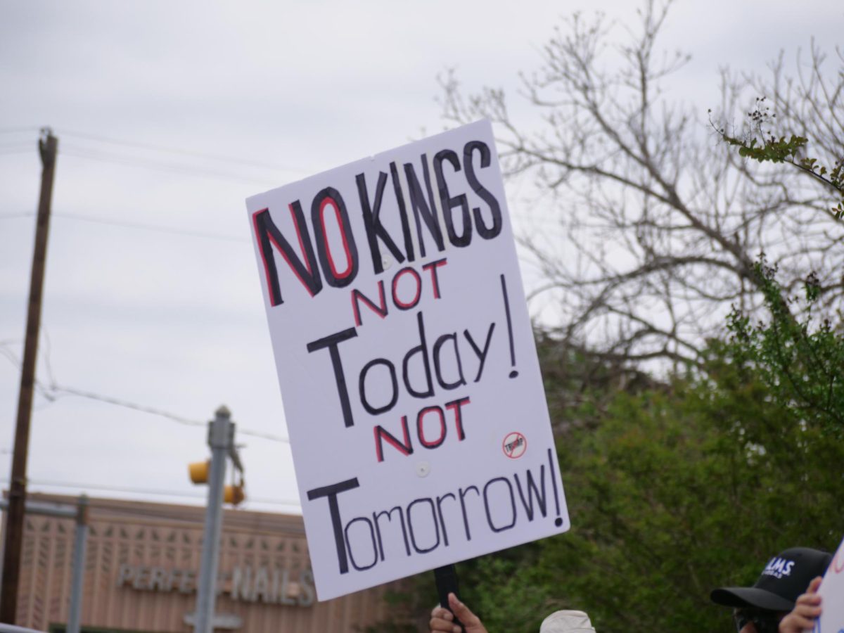 Huntsville was among the communities across the country that participated in a "No Kings" protest on Saturday.