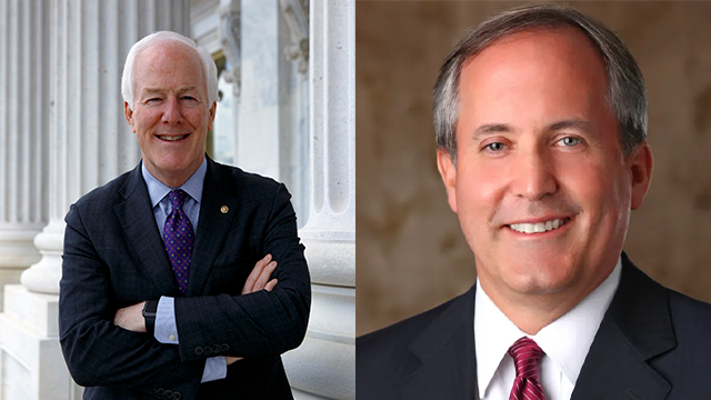 Cornyn, Paxton head to runoff for Republican Senate nomination